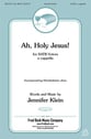 Ah Holy Jesus SATB choral sheet music cover